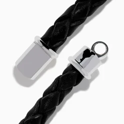Mens|Effy Jewelry Men's 925 Sterling Silver Spinel Leather Bracelet