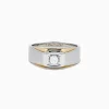 Mens|BH Multi Men's 14K Two Tone Gold Diamond Ring, 0.23 TCW