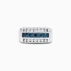 Mens|Effy Jewelry Men's 14K White Gold Blue and White Diamond Ring, 1.67 TCW