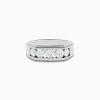 Mens|Effy Jewelry Men's 14K White Gold Diamond Ring