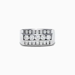 Mens|Effy Jewelry Men's 14K White Gold Diamond Ring, 1.67 TCW