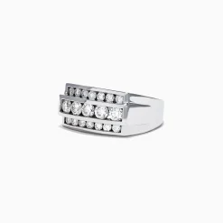 Mens|Effy Jewelry Men's 14K White Gold Diamond Ring, 1.67 TCW