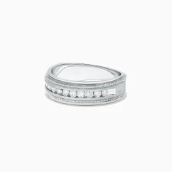 Mens|Effy Jewelry Men's 14K White Gold Diamond Ring, 0.47 TCW