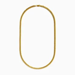 Mens|Effy Jewelry Men's 14K Yellow Gold 20" Solid Cuban Domed Chain