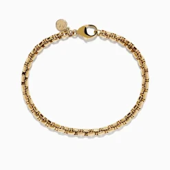 Mens|Effy Jewelry Men's 14K Yellow Gold Chain Bracelet 8.25"