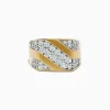 Mens|Effy Jewelry Men's 14K Yellow Gold Diamond Ring