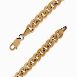 Mens|Effy Jewelry Men's 14K Yellow Gold Diamond Anchor Chain Bracelet