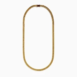 Mens|Effy Jewelry Men's 14K Yellow Gold Hollow Cuban Chain Necklace - 24'