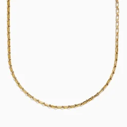 Mens|Effy Jewelry Men's 14K Yellow Gold Luciano Box Chain Necklace, 22''