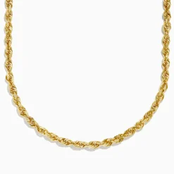 Mens|Effy Jewelry Men's 14K Yellow Gold Rope 26" Chain