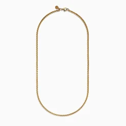 Mens|Effy Jewelry Men's 14K Yellow Gold Round Box Chain Necklace, 22''
