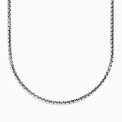 Mens|BH Multi Men's Sterling Silver 21" Box Link Chain