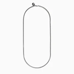 Mens|BH Multi Men's Sterling Silver 21" Box Link Chain