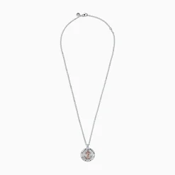 Mens|Effy Jewelry Men's Sterling Silver and 18K Rose Gold Plated Anchor Pendant