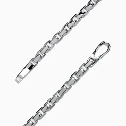 Mens|Effy Jewelry Men's Sterling Silver Box Link Bracelet