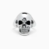Mens|Effy Jewelry Men's Sterling Silver Skull Ring