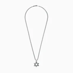 Mens|Effy Jewelry Men's Sterling Silver Star of David Pendant