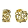 Earrings|Effy Jewelry Moderna D'Oro 14K Yellow Gold Diamond Earrings, .44 TCW