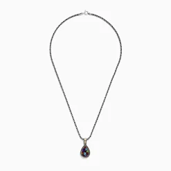 Necklaces & Pendants|Effy Jewelry Mosaic 925 Sterling Silver Multi Gemstone Pendant