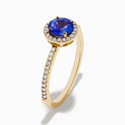 Rings|Effy Jewelry Nahla 14K Yellow Gold Tanzanite and Diamond Ring