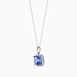 Necklaces & Pendants|Effy Jewelry Nahla Siri 14K Gold Tanzanite and Diamond Pendant