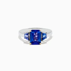 Rings|Effy Jewelry Nahla Siri 14K Two-Tone Gold Tanzanite Ring