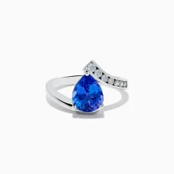 Rings|Effy Jewelry Nahla Siri 14K White Gold Floating Tanzanite and Diamond Ring