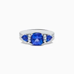 Rings|Effy Jewelry Nahla Siri 14K White Gold Tanzanite and Diamond Ring