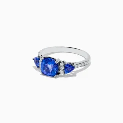 Rings|Effy Jewelry Nahla Siri 14K White Gold Tanzanite and Diamond Ring