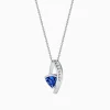 Necklaces & Pendants|Effy Jewelry Nahla Siri 14K White Gold Tanzanite u0026 Diamond Pendant, 1.73 TCW