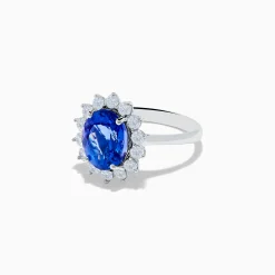 Rings|Effy Jewelry Nahla Siri 14K White Gold Tanzanite and Diamond Ring