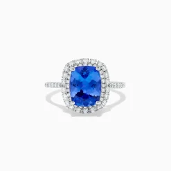 Rings|BH Multi Nahla Siri 14K White Gold Tanzanite and Diamond Ring
