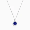Necklaces & Pendants|Effy Jewelry Nahla Siri 14K White Gold Tanzanite and Diamond Pendant