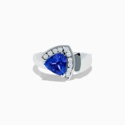 Rings|Effy Jewelry Nahla Siri 14K White Gold Tanzanite and Diamond Ring