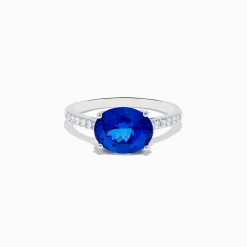 Rings|Effy Jewelry Nahla Siri 14K White Gold Tanzanite and Diamond Ring