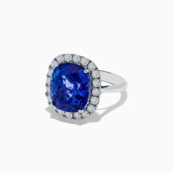 Rings|Effy Jewelry Nahla Siri 14K White Gold Tanzanite and Diamond Ring