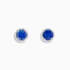 Earrings|Effy Jewelry Nahla Siri 14K White Gold Tanzanite and Diamond Stud Earrings