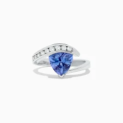 Rings|BH Multi Nahla Siri 14K White Gold Tanzanite and Diamond Ring, 1.88 TCW