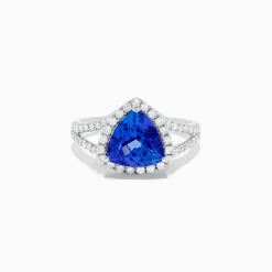 Rings|BH Multi Nahla Siri 14K White Gold Tanzanite and Diamond Ring