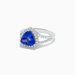 Rings|BH Multi Nahla Siri 14K White Gold Tanzanite and Diamond Ring