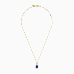 Necklaces & Pendants|Effy Jewelry Nahla Siri 14K Yellow Gold Tanzanite and Diamond Pendant