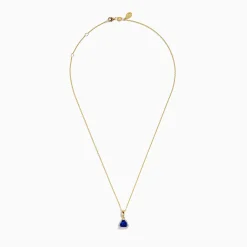 Necklaces & Pendants|Effy Jewelry Nahla Siri 14K Yellow Gold Tanzanite and Diamond Pendant