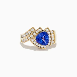 Rings|Effy Jewelry Nahla Siri 14K Yellow Gold Tanzanite and Diamond Ring