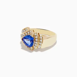 Rings|Effy Jewelry Nahla Siri 14K Yellow Gold Tanzanite and Diamond Ring