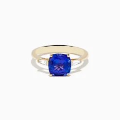 Rings|Effy Jewelry Nahla Siri 14K Yellow Gold Tanzanite and Diamond Ring