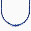 Necklaces & Pendants|Effy Jewelry Nahla Siri 14K Yellow Gold Tanzanite Graduated Tennis Necklace