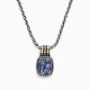Necklaces & Pendants|BH Multi Nahla Siri Silver u0026 18K Gold Tanzanite Pendant, 1.85 TCW