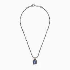 Necklaces & Pendants|BH Multi Nahla Siri Silver u0026 18K Gold Tanzanite Pendant, 1.85 TCW