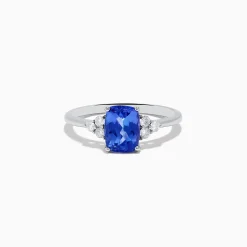 Rings|Effy Jewelry Nahla Siri Sterling Silver Tanzanite and Diamond Ring
