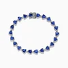 Bracelets|Effy Jewelry Nahla Siri Sterling Silver Tanzanite and Diamond Tennis Bracelet